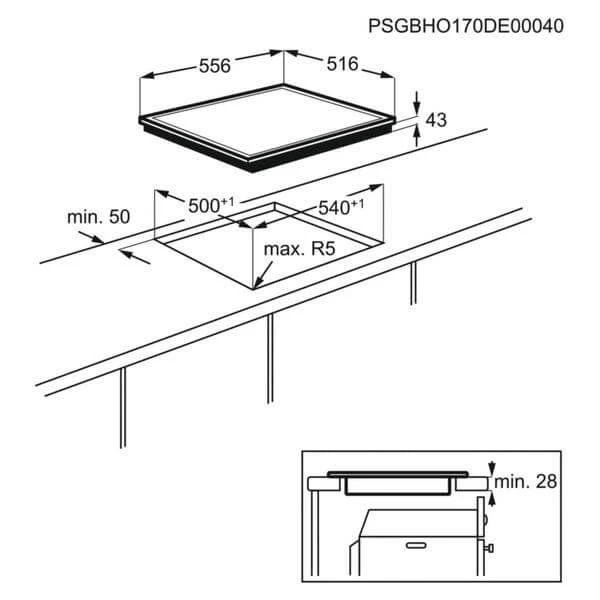 Electrolux GK56CN - Vitrocéramique Pour Cuisinières Et Panneaux De Contrôle 4 Electrolux GK56CN - Vitrocéramique Pour Cuisinières Et Panneaux De Contrôle – Image 2