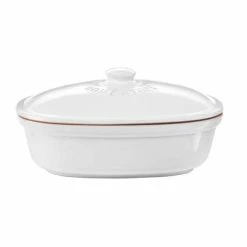 Roemertopf Pot à Pain Ovale 29.5x20cm Blanc - Accessoires Pour Appareils à Encastrer