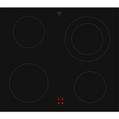 V-Zug Cook V400 Double Zone Black Design - Vitrocéramique Pour Cuisinières Et Panneaux De Contrôle