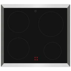 V-Zug GK V400 Cadre Surdimensionné, Noir - Vitrocéramique Pour Cuisinières Et Panneaux De Contrôle