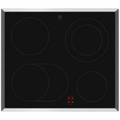 V-Zug CookTop V400 Cadre En Acier Chromé - Vitrocéramique Pour Cuisinières Et Panneaux De Contrôle