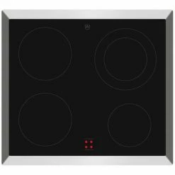 V-Zug CookTop V400, Black, Cadre Surdimension - Vitrocéramique Pour Cuisinières Et Panneaux De Contrôle