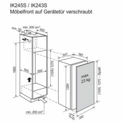 Electrolux IK245SR - Réfrigérateur Encastré Norme CH 55cm Entièrement Intégré -Boutique Electrolux unnamed file 2310