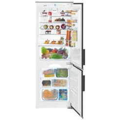 Liebherr ECcn 2866 Premium Noir Droite - Réfrigérateur Encastré Norme CH 55cm Décorable