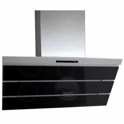 Wesco WHC Virago 90 Evacuation Dessus Verre Noir - Hottes Aspirantes