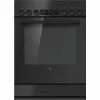 V-Zug Combair V600 Noir, 4 Zones, TP, Tiroir - Cuisinière Encastrables Norme CH 55 Cm