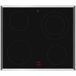 V-Zug Adora V400 Cadre En Acier Chromé - Vitrocéramique Pour Cuisinières Et Panneaux De Contrôle